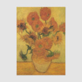 ヴィンセント・ヴァン・ゴッホ・スチル・ライフ花瓶15ひまわり花 薄葉紙 (正面)