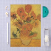 ヴィンセント・ヴァン・ゴッホ・スチル・ライフ花瓶15ひまわり花 薄葉紙 (クラフト)