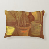 ヴィンセント・ヴァン・ゴッホ – スティルライフ・ペイントブラシポット アクセントクッション (裏面)