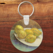 ヴィンセント・ヴァン・ゴッホ – スティルライフ・レモンズプレート キーホルダー (正面)