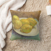 ヴィンセント・ヴァン・ゴッホ – スティルライフ・レモンズプレート クッション (ブランケット)