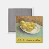 ヴィンセント・ヴァン・ゴッホ – スティルライフ・レモンズプレート マグネット (正面/裏面)