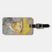 ヴィンセント・ヴァン・ゴッホ - ストローハットをかぶった自画像 ラゲッジタグ (正面横)