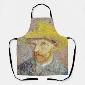 ヴィンセント・ヴァン・ゴッホ - ストロー帽の自画像 エプロン (正面)