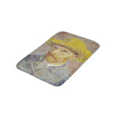 ヴィンセント・ヴァン・ゴッホ - ストロー帽の自画像 バスマット (アングル)