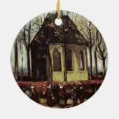 ヴィンセント・ヴァン・ゴッホ セラミックオーナメント (裏面)