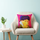 ヴィンセント・ヴァン・ゴッホ – セルフポートレート包帯ポップ・アートの美術 クッション (椅子)