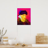 ヴィンセント・ヴァン・ゴッホ – セルフポートレート包帯ポップ・アートの美術 ポスター (キッチン)