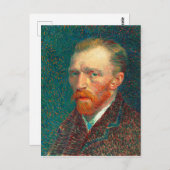 ヴィンセント・ヴァン・ゴッホ・セルフポートレート(スーツファインアート) ポストカード (正面/裏面)