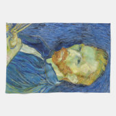 ヴィンセント・ヴァン・ゴッホ – セルフポートレート（パレット付） キッチンタオル (横)