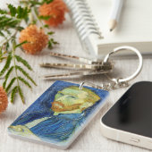 ヴィンセント・ヴァン・ゴッホ – セルフポートレート(パレット付) キーホルダー (正面右)