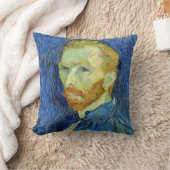 ヴィンセント・ヴァン・ゴッホ – セルフポートレート(パレット付) クッション (ブランケット)