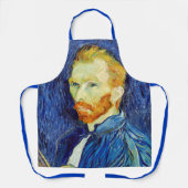 ヴィンセント・ヴァン・ゴッホ・セルフポートレート、ヴィンテージファインアート エプロン (正面)