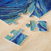 ヴィンセント・ヴァン・ゴッホ・セルフポートレート、ヴィンテージファインアート ジグソーパズル (側面)