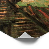 ヴィンセント・ヴァン・ゴッホ・セルフポートレート、ヴィンテージファインアート ポスター (角)