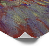 ヴィンセント・ヴァン・ゴッホ・セルフポートレート、ヴィンテージファインアート ポスター (角)