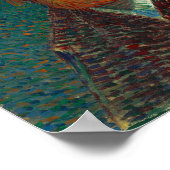 ヴィンセント・ヴァン・ゴッホ・セルフ絵を描・ポートレートプリント ポスター (角)