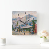 ヴィンセント・ヴァン・ゴッホ - セレンのレストラン スクエア壁時計 (ホーム)