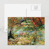 ヴィンセント・ヴァン・ゴッホ – セーヌ川春 ポストカード (正面/裏面)