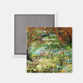 ヴィンセント・ヴァン・ゴッホ – セーヌ川春 マグネット (正面/裏面)