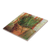 ヴィンセント・ヴァン・ゴッホ – チャイブ付き植木鉢 タイル (側面)