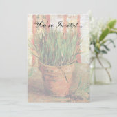 ヴィンセント・ヴァン・ゴッホ – チャイブ付き植木鉢 招待状 (スタンド正面)