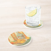 ヴィンセント・ヴァン・ゴッホ - デキャンタと皿の上のレモン コースター (側面)