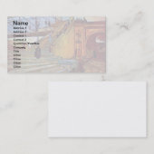 ヴィンセント・ヴァン・ゴッホ – トリンケタイユ橋 名刺 (正面/裏面)