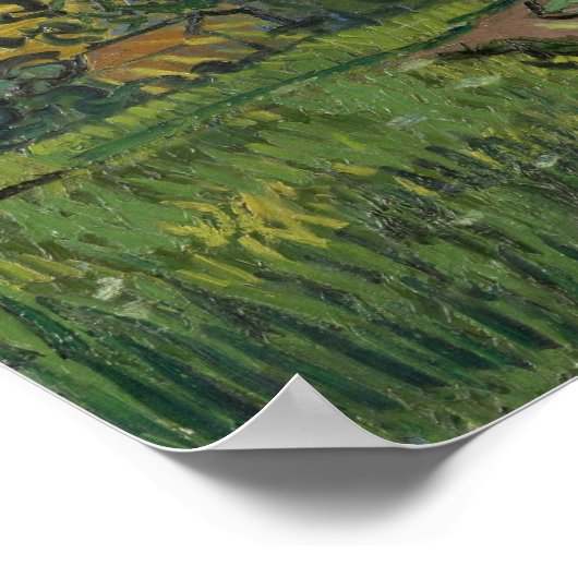 ヴィンセント・ヴァン・ゴッホ – トワイライトの風景を修正 ポスター (角)