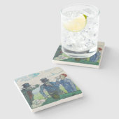 ヴィンセント・ヴァン・ゴッホ – ドリンカーズ、Daumierの後 ストーンコースター (横)