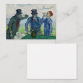 ヴィンセント・ヴァン・ゴッホ – ドリンカーズ、Daumierの後 ノートカード (正面/裏面)