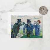 ヴィンセント・ヴァン・ゴッホ – ドリンカーズ、Daumierの後 ノートカード (正面/裏面インサイチュ)