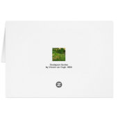 ヴィンセント・ヴァン・ゴッホ - ドービニーの庭 (裏面横)