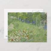 ヴィンセント・ヴァン・ゴッホ – ドービニーの庭 ポストカード (正面/裏面)