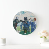 ヴィンセント・ヴァン・ゴッホ – ドーミエの後の飲み物 ラージ壁時計 (ホーム)
