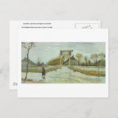 ヴィンセント・ヴァン・ゴッホ・ニユーアムステルダムのドローブリッジ ポストカード (正面/裏面)