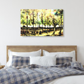 ヴィンセント・ヴァン・ゴッホ – ヌエネンのポプラ3 キャンバスプリント (インサイチュ (寝室))