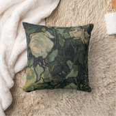 ヴィンセント・ヴァン・ゴッホ - バラとカ beetle クッション (ブランケット)