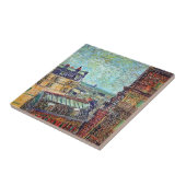 ヴィンセント・ヴァン・ゴッホ – ビューオブパリポインティリスムアート タイル (側面)