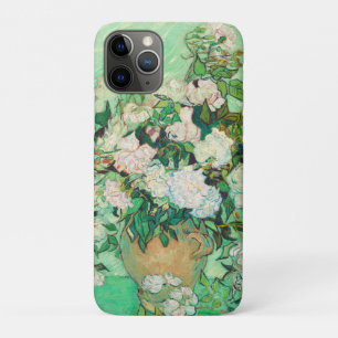 ヴィンセント・ヴァン・ゴッホ ピンクのバラの花瓶 芸術 iPhone 11 PROケース