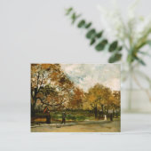 ヴィンセント・ヴァン・ゴッホ・ピープル歩く、ボワスデブーローニュ ポストカード (スタンド正面)