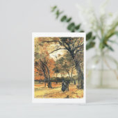 ヴィンセント・ヴァン・ゴッホ・ピープル歩く、ボワスデブーローニュ ポストカード (スタンド正面)