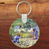 ヴィンセント・ヴァン・ゴッホ – ファースト・ステップ – 父の日の芸術 キーホルダー (正面)