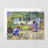 ヴィンセント・ヴァン・ゴッホ – ファースト・ステップ – 父の日の芸術 ポストカード (正面/裏面)