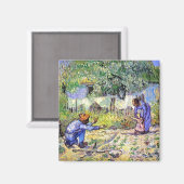 ヴィンセント・ヴァン・ゴッホ – ファースト・ステップ – 父の日の芸術 マグネット (正面/裏面)