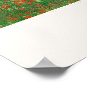 ヴィンセント・ヴァン・ゴッホ・フィールドとポピーズ・アートプリント ポスター (角)