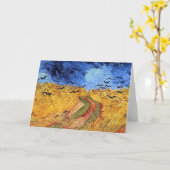 ヴィンセント·ヴァン·ゴッホ-ブラック·カラスの小麦畑 カード (黄色い花)