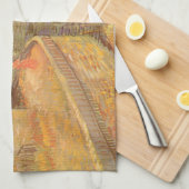 ヴィンセント・ヴァン・ゴッホ・ブリッジズのセーヌ川を渡る キッチンタオル (四つ折り)