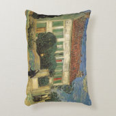 ヴィンセント・ヴァン・ゴッホ – ホワイトハウス・アット・ナイト アクセントクッション (正面(垂直))