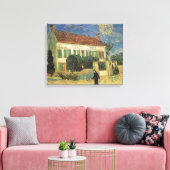 ヴィンセント・ヴァン・ゴッホ – ホワイトハウス・アット・ナイト キャンバスプリント (インサイチュ (リビング))